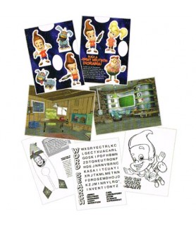 Jimmy Neutron Build a Diorama Greeting Card Stuffer / Favor (1ct)
