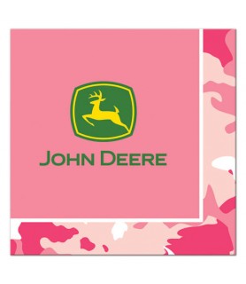 John Deere Pink Small Napkins (16ct)
