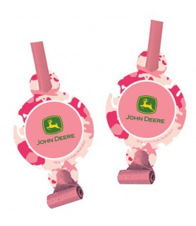 John Deere Pink Camouflage Blowouts / Favors (8ct)