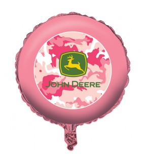 John Deere Pink Camouflage Foil Mylar Balloon (1ct)
