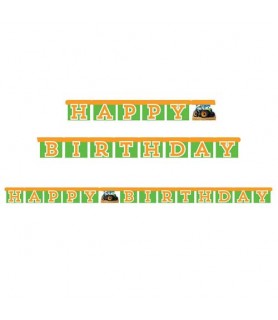Happy Birthday 'Tractor Time' Banner (1ct)