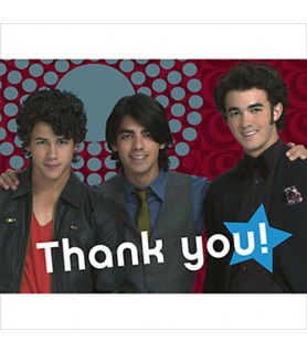 Jonas Brothers Thank You Notes w/ Env. (8ct)