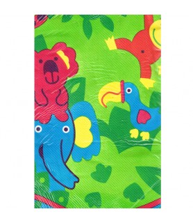 Jungle Animals 'Bright Safari' Paper Table Cover (1ct)