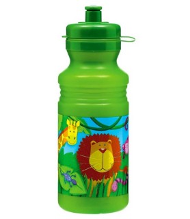 Jungle Animals Plastic Water Bottle (1ct)