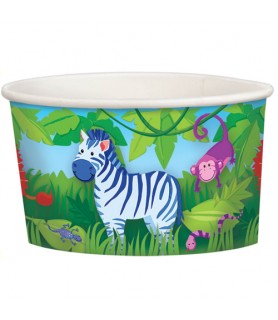 Jungle Animals Ice Cream Cups (8ct)