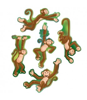 Mini Monkey Cutouts (10ct)
