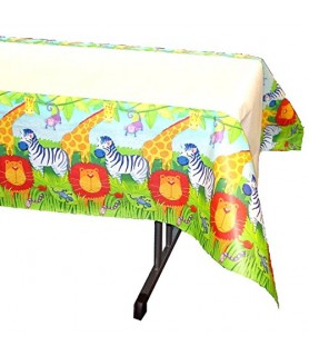 Jungle Animals Paper Table Cover (1ct)
