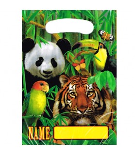 Jungle Animals 'Wild Animals' Favor Bags (8ct)