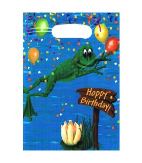 Happy Birthday 'Swamp Party' Favor Bags (8ct)