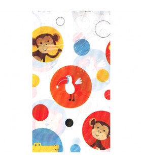 Jungle Animals 'Safari Party' Plastic Table Cover (1ct)