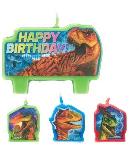 Jurassic World 'Dino Hybrid' Mini Candle Set (4pc)