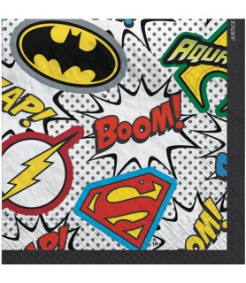 Justice League 'Heroes Unite' Small Napkins (16ct)