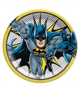 Justice League 'Heroes Unite' Batman Large Paper Plates (8ct)