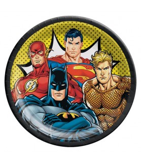 Justice League 'Heroes Unite' Large Paper Plates (8ct)