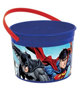 Justice League Plastic Favor Container (1ct)