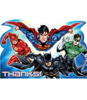 Justice League Thank You Notes w/ Envelopes (8ct)