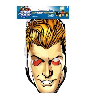 Justice League 'Heroes Unite' Paper Masks (8ct)
