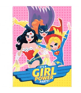 Justice League Girls Invitations and Thank You Notes (8ct ea.)