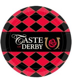 Kentucky Derby 'Taste of Derby' Large Paper Plates (8ct)