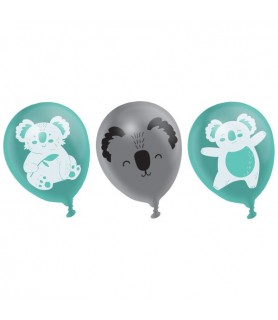Koala Birthday Latex Balloons (6ct)