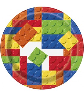 LEGO 'Building Blocks' Small Paper Pates (8ct)