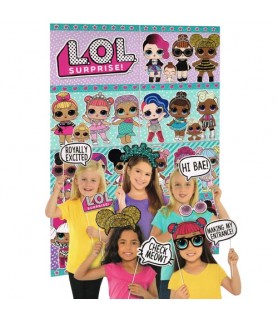 LOL Surprise! Wall Poster Decorating Kit w/ Photo Props (16pc)