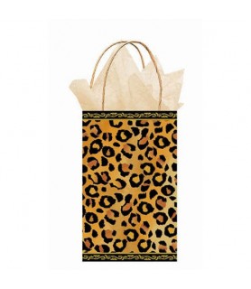 Leopard 'Safari Chic' Animal Print Gift Bag (1ct)