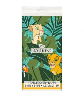 Lion King 'Simba and Nala' Plastic Table Cover (1ct)