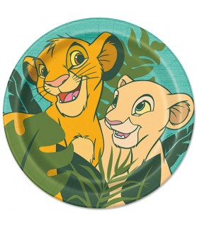Lion King 'Simba and Nala' Large Paper Plates (8ct)