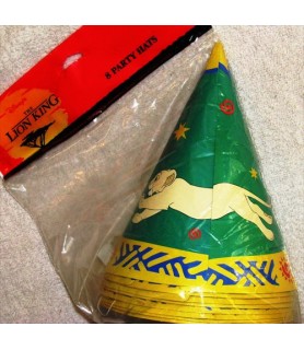 Lion King Vintage 1994 Cone Hats (8ct)