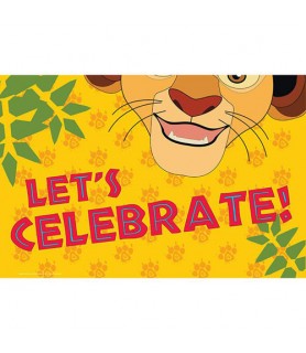 Lion Cub 'Let's Celebrate' Poster (1ct)