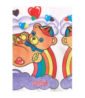 Lisa Frank Vintage 'Beary Big Bash' Paper Table Cover (1ct)