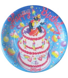 Lisa Frank Vintage 1980s Small Paper Plates (8ct)