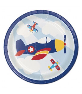 1st Birthday 'Little Flyer' Small Paper Plates (8ct)