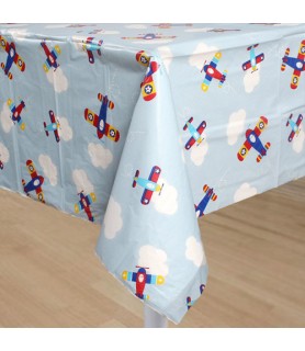 1st Birthday 'Little Flyer' Plastic Table Cover (1ct)