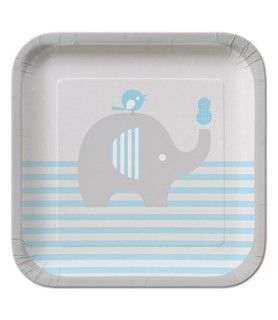 Baby Shower 'Little Peanut Boy' Small Paper Plates (8ct)
