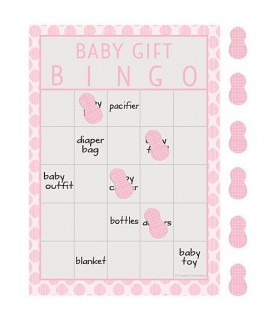 Baby Shower 'Little Peanut Girl' Bingo Party Game (1ct)