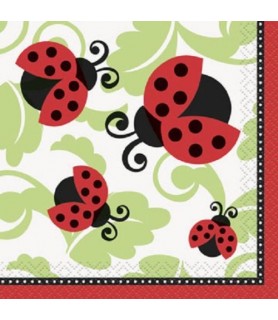 Lively Lady Bugs Small Napkins (16ct)