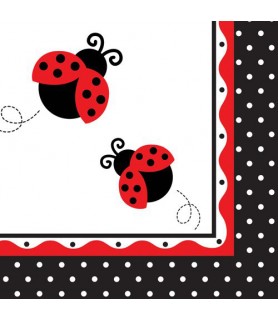 Lady Bugs Fancy Lunch Napkins (16ct)