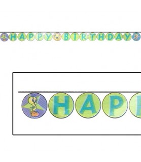 Looney Tunes 'Tweety Superstar' Happy Birthday Banner (1ct)