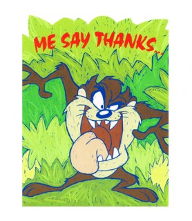 Looney Tunes Taz 'Me Say Thanks' Thank You Notes w/ Envelopes (8ct)