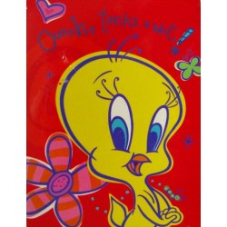 LOONEY TUNES Taz Chomp THANK YOU NOTES 8 ~ Birthday Party Supplies Stationery 