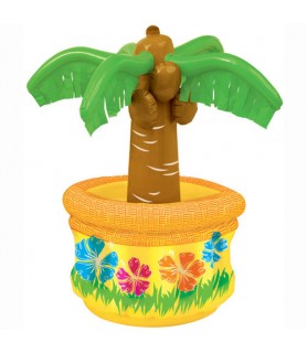 Hawaiian Luau Palm Tree Inflatable Cooler (1ct)