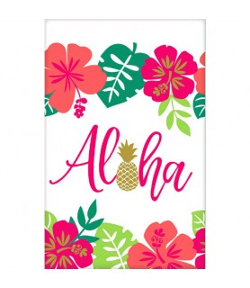 Hawaiian Luau 'Aloha' Paper Table Cover (1ct)