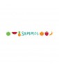 Summer Fruit Glitter Cutout Banner (1ct)