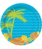 Hawaiian Luau 'Island Paradise' Large Paper Plates (8ct)