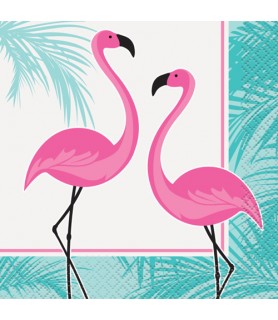 Summer 'Pink Flamingo' Small Napkins (24ct)