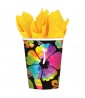 Summer 'Neon Paradise' 9oz Paper Cups (18ct)