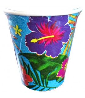 Luau 'Caribbean Tropic' 9oz Paper Cups (8ct)