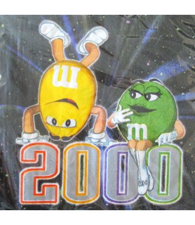 M&M's Vintage 2000 'New Year' Lunch Napkins (16ct)